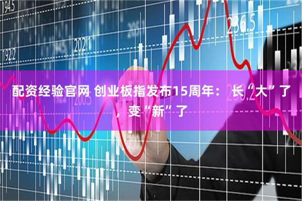 配资经验官网 创业板指发布15周年： 长“大”了，变“新”了