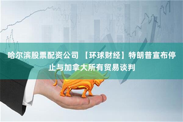 哈尔滨股票配资公司 【环球财经】特朗普宣布停止与加拿大所有贸易谈判
